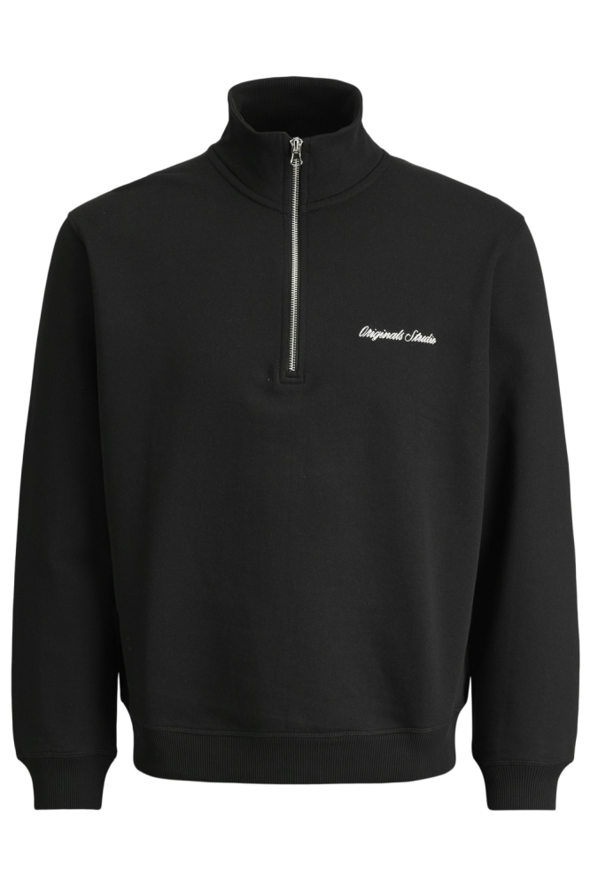 JORNORREBRO EMB SWEAT HIGH NECK SN 12282899 BLACK